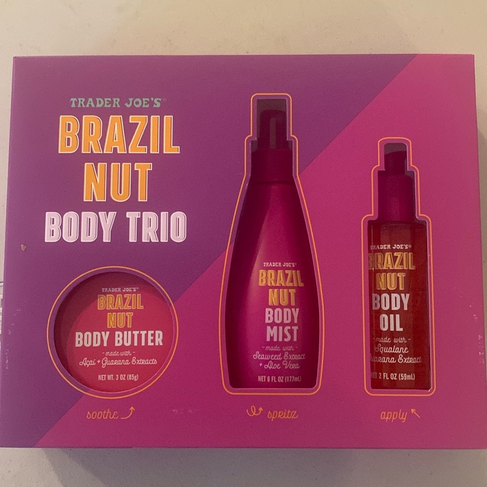 NEW Trader Joe’s Brazil Nut Body Trio